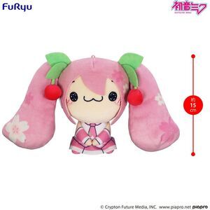 Furyu - Hatsune Miku Mochipico Sakura Miku ver A Plush  COLLECTIBLES